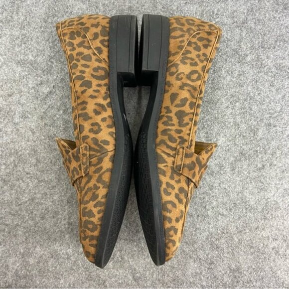 Clarks Leopard Print Trish Willow Leather Loafers Women’s Size 7.5M - Picture 7 of 12